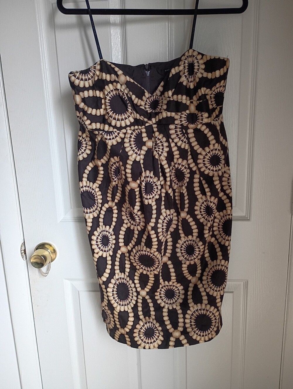 David Meister Strapless Dress